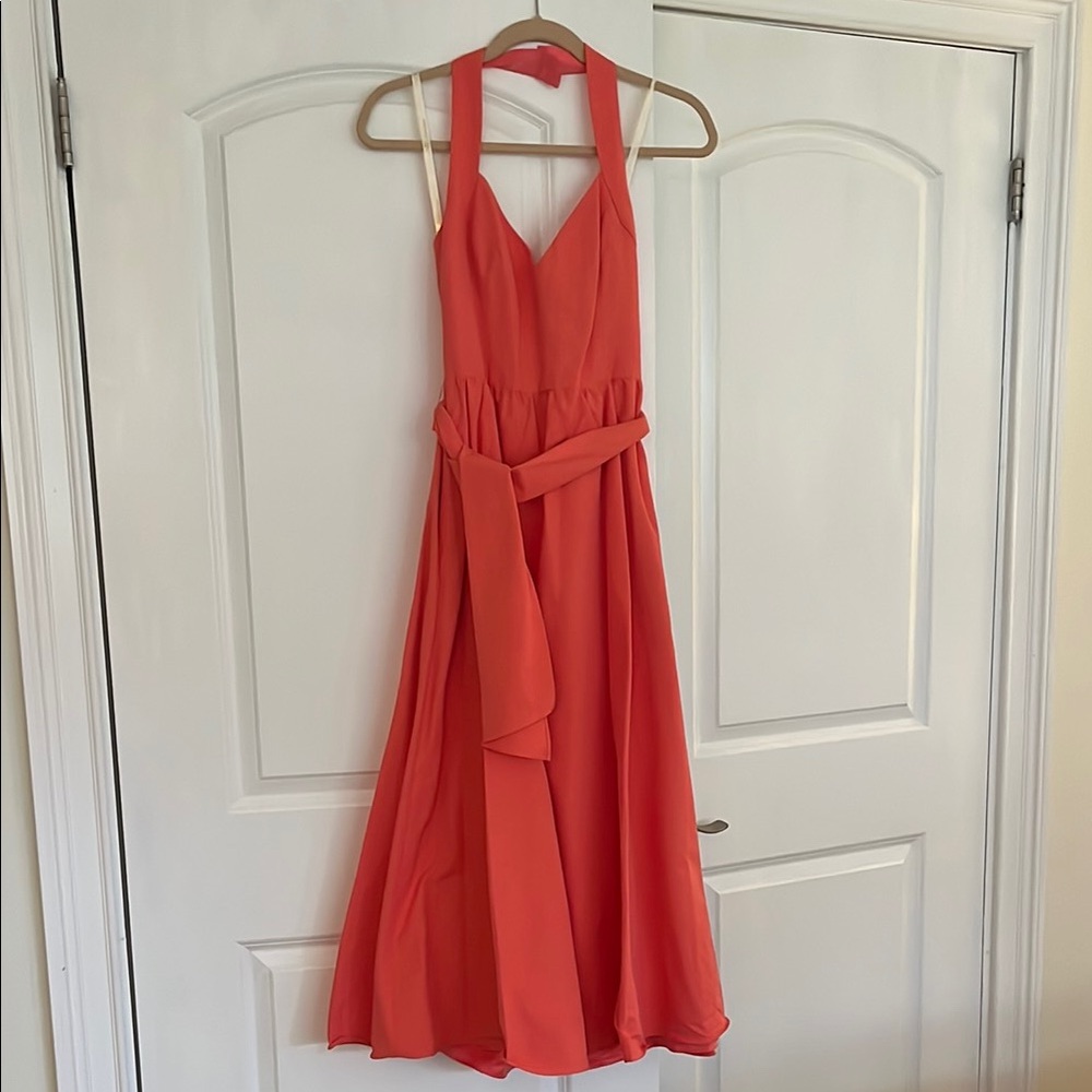 Shoshanna midnight collection, size 2, melon colored
